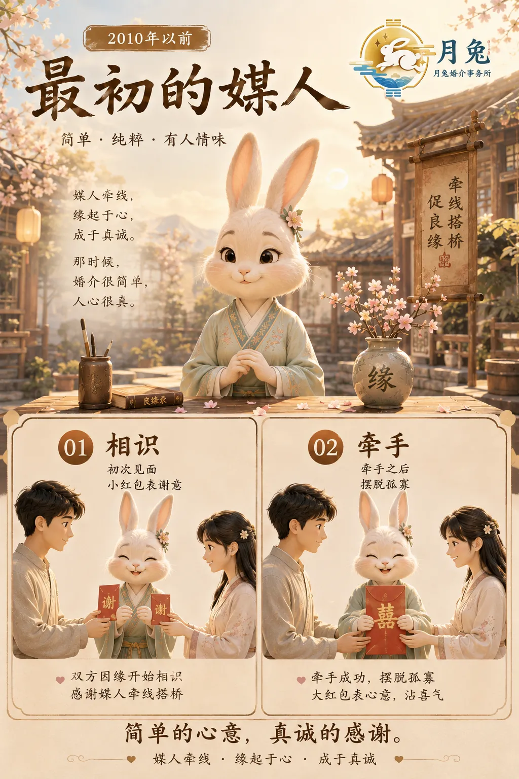 曾经的媒人很纯粹，相识给个小红包，牵手给个大红包