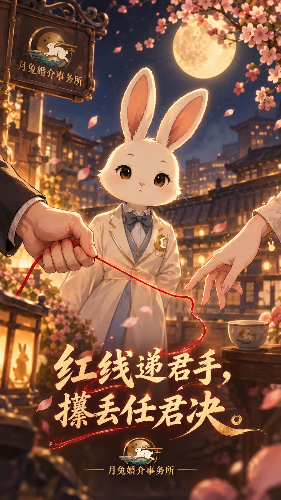 红线递君手，攥丢任君抉