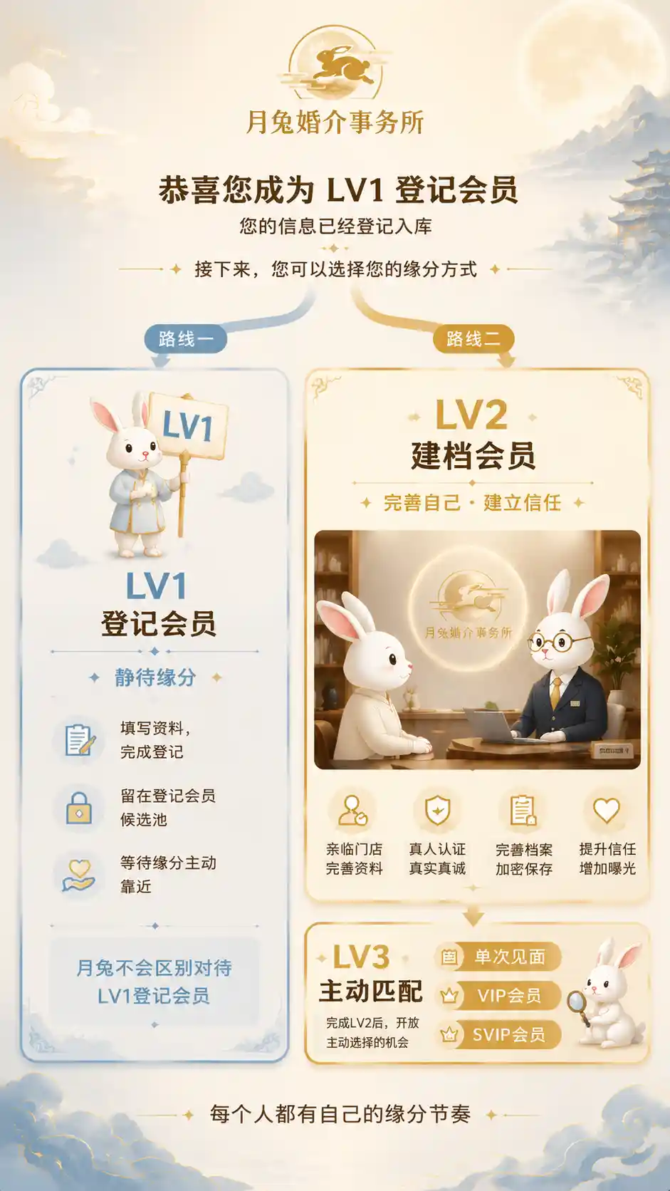 LV1 登记成功